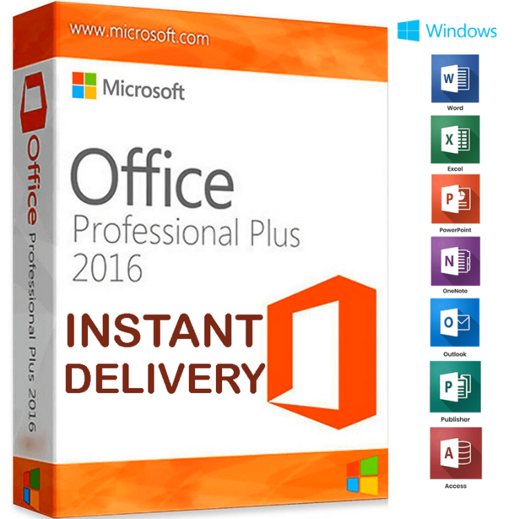 Microsoft Office Professional 2016 Plus Key